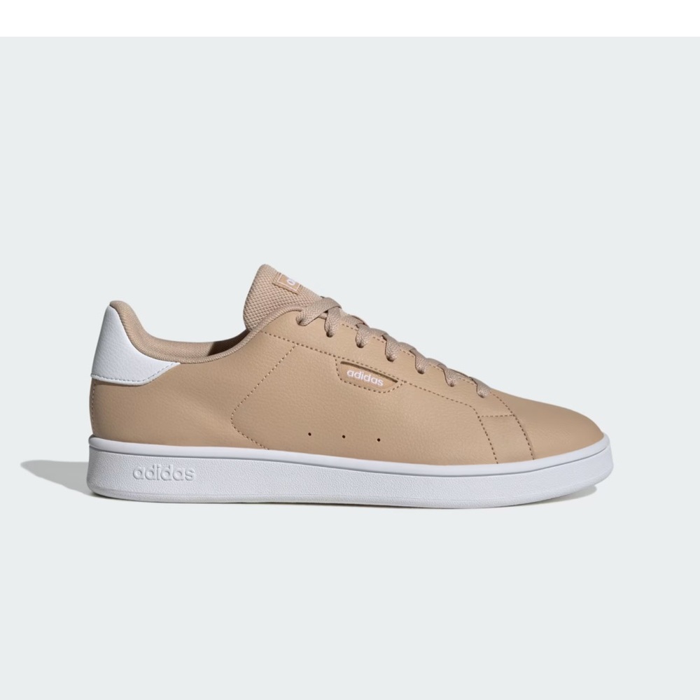 Adidas Men's Beige and White Sneakers